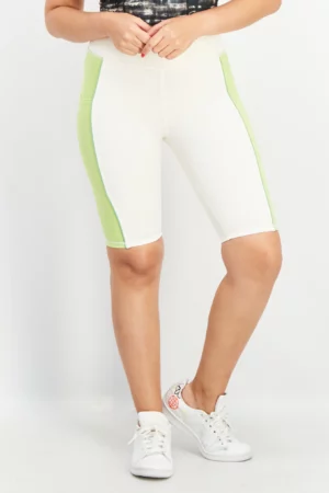 Asos 4505 Women Sportswear Fit Training Shorts, Cream