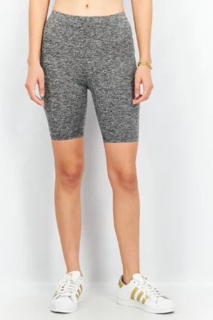 Asos Design Women Textured Legging Shorts, Grey