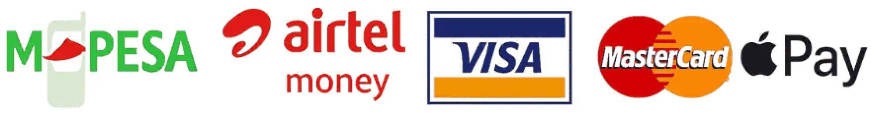 Trolii Trusted Payments: Mpesa, Airtel Money, Visa, Mastercard, Apple Pay, SSL